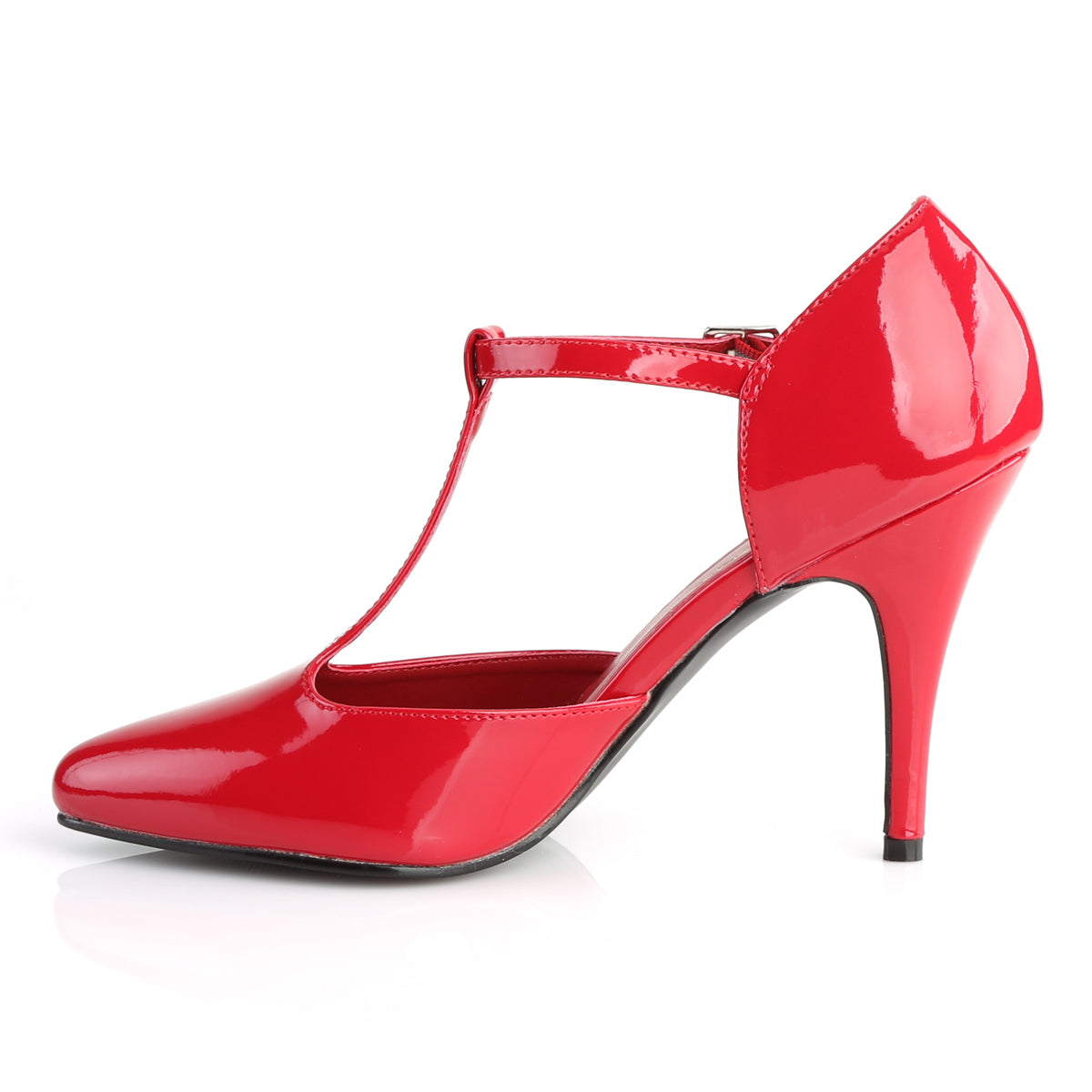 Pleaser Pompe da donna VANITY-415 Pat rossa