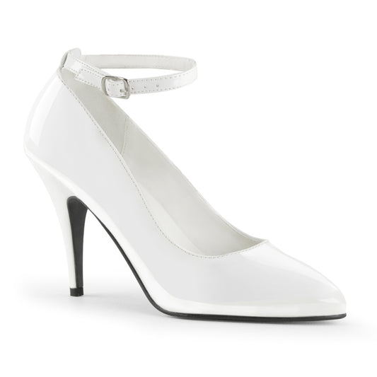 Pleaser Pompe da donna VANITY-431 Wht Pat.