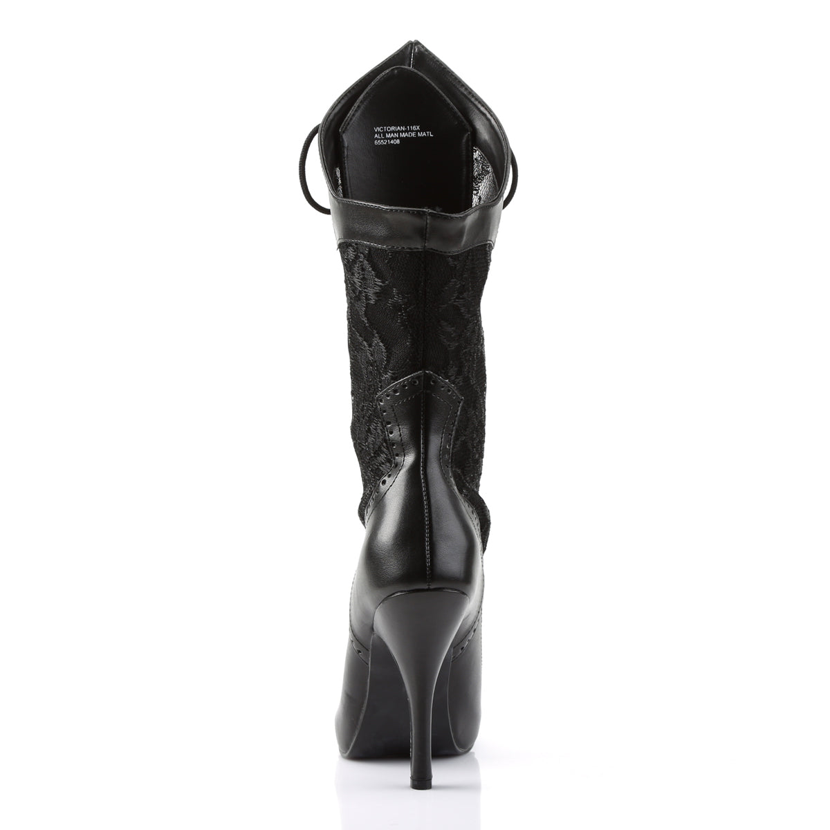 Funtasma Stivaletti da donna VICTORIAN-116x BLK PU-LACE