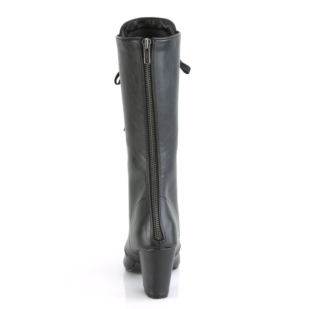 DemoniaCult Stivali da donna VIVIKA-205 pelle vegana BLK