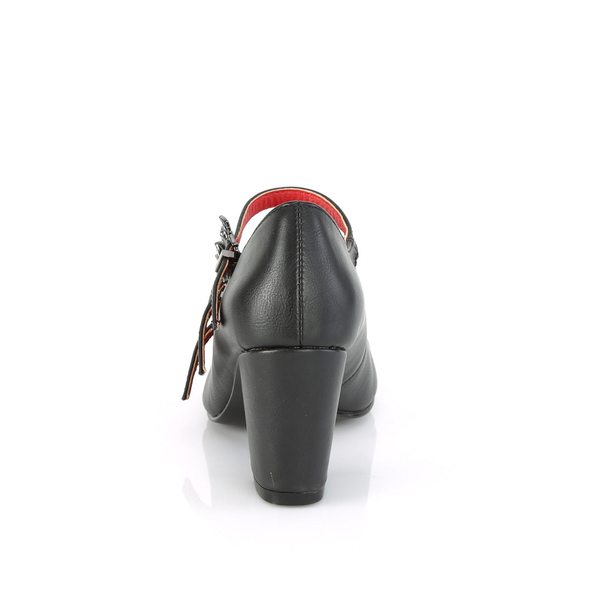 DemoniaCult Pompe da donna VIVIKA-38 pelle vegana BLK