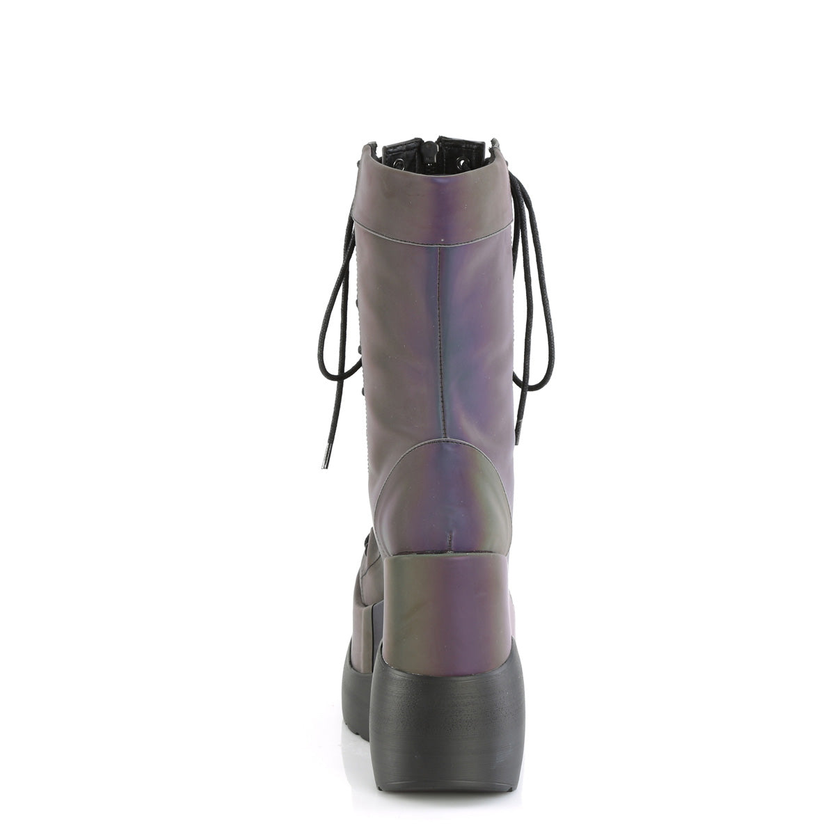 DemoniaCult Boots VOID-118 Green Multi Reflective