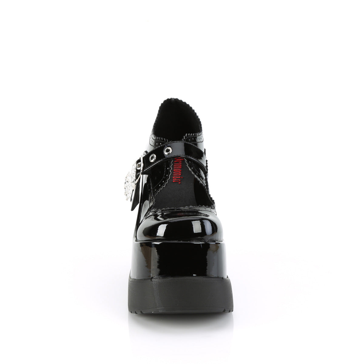 DemoniaCult Pumps VOID-38 Blk Patent