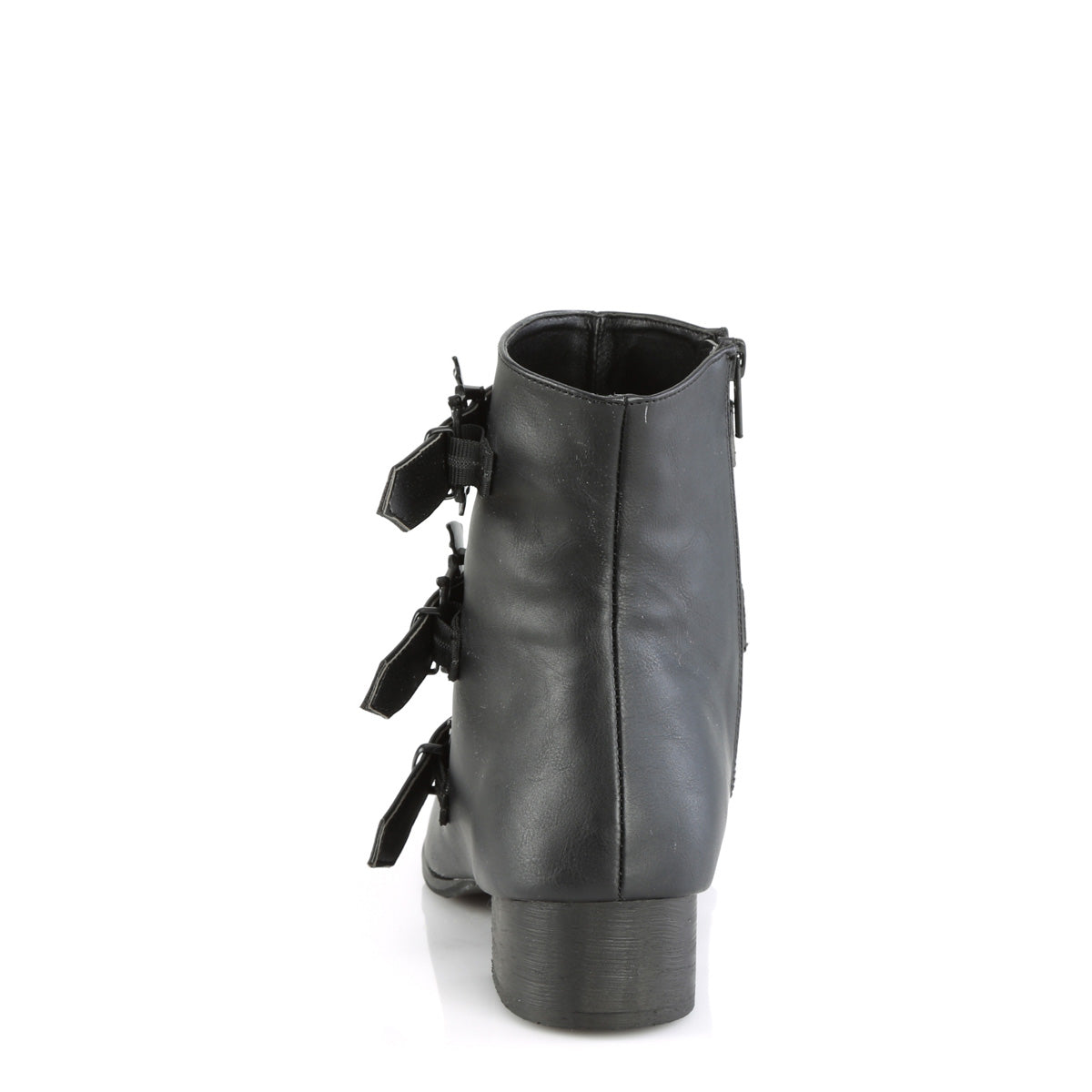 DemoniaCult Stivali da uomo WARLOCK-50-B BLK VEGAN PELLE
