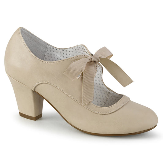 Pin Up Couture Pompe da donna WIGGLE-32 ecopelle beige