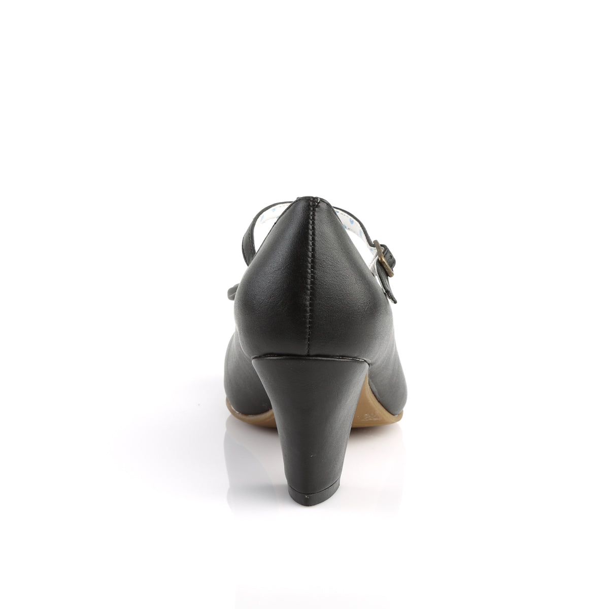 Pin Up Couture Pompe da donna WIGGLE-50 Blk in ecopelle