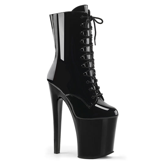 Pleaser Stivaletti da donna XTREME-1020 BLK PAT / BLK
