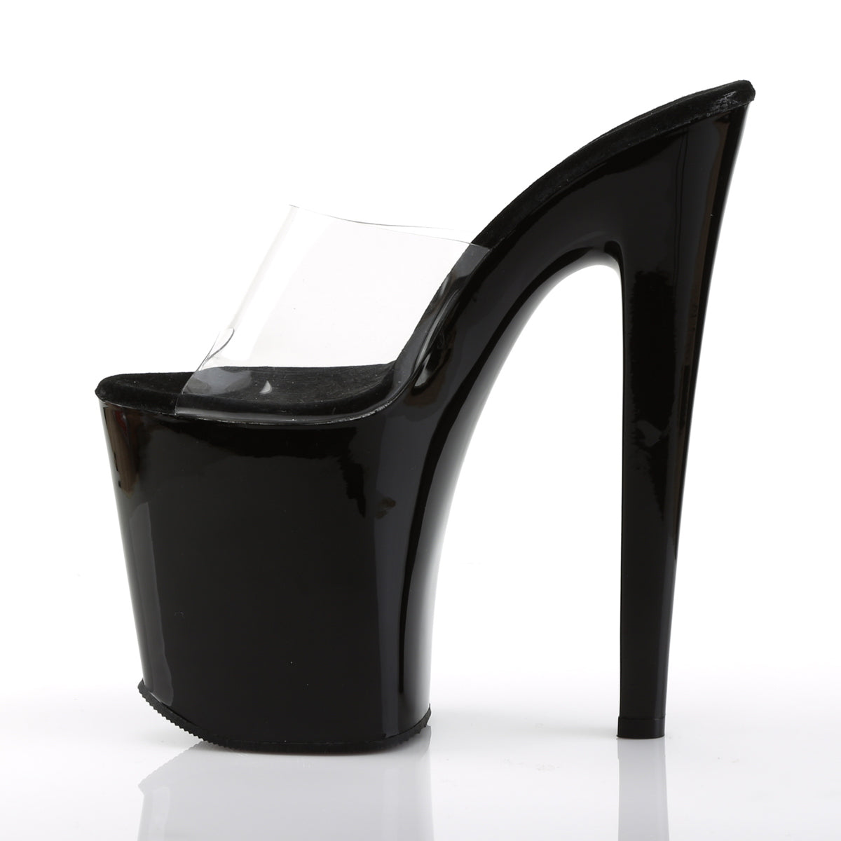 Pleaser Sandali da donna XTREME-801 CLR / BLK