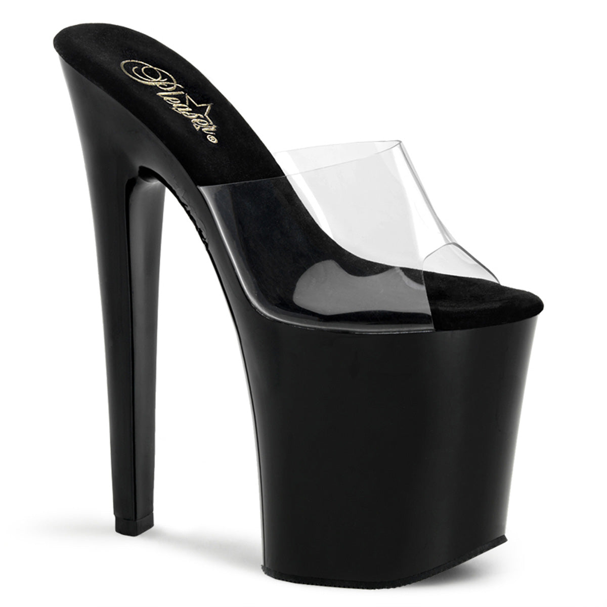 Pleaser Sandali da donna XTREME-801 CLR / BLK