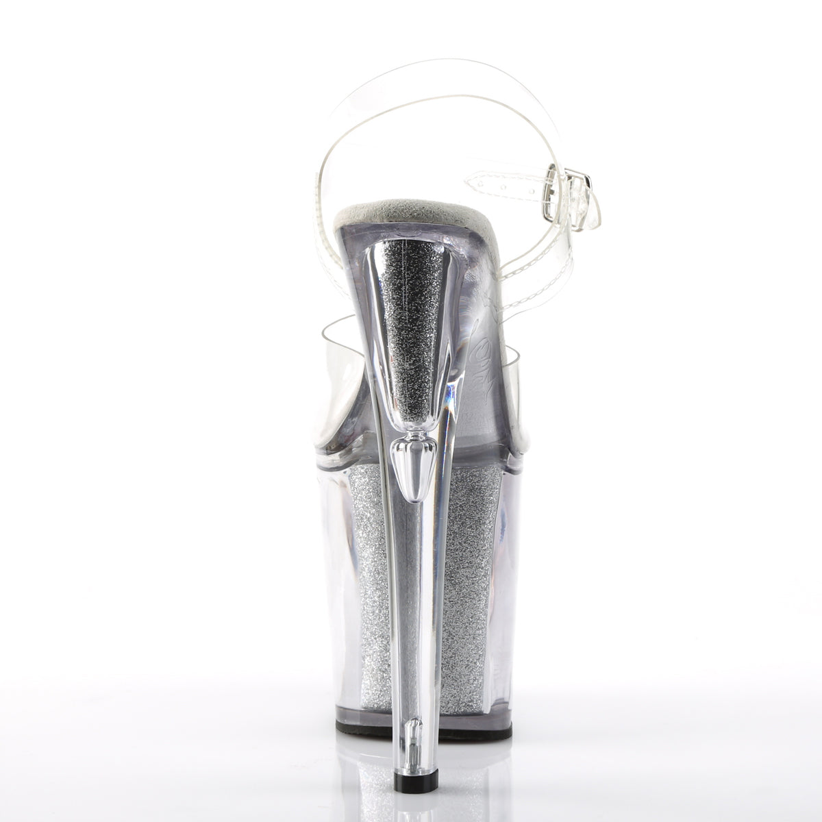 Pleaser Sandali da donna XTREME-808G CLR / SLV GLTR