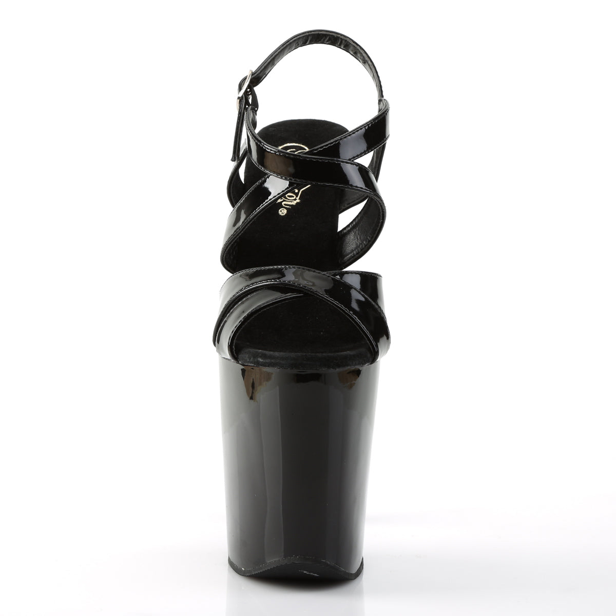 Pleaser Sandali da donna XTREME-872 BLK PAT / BLK
