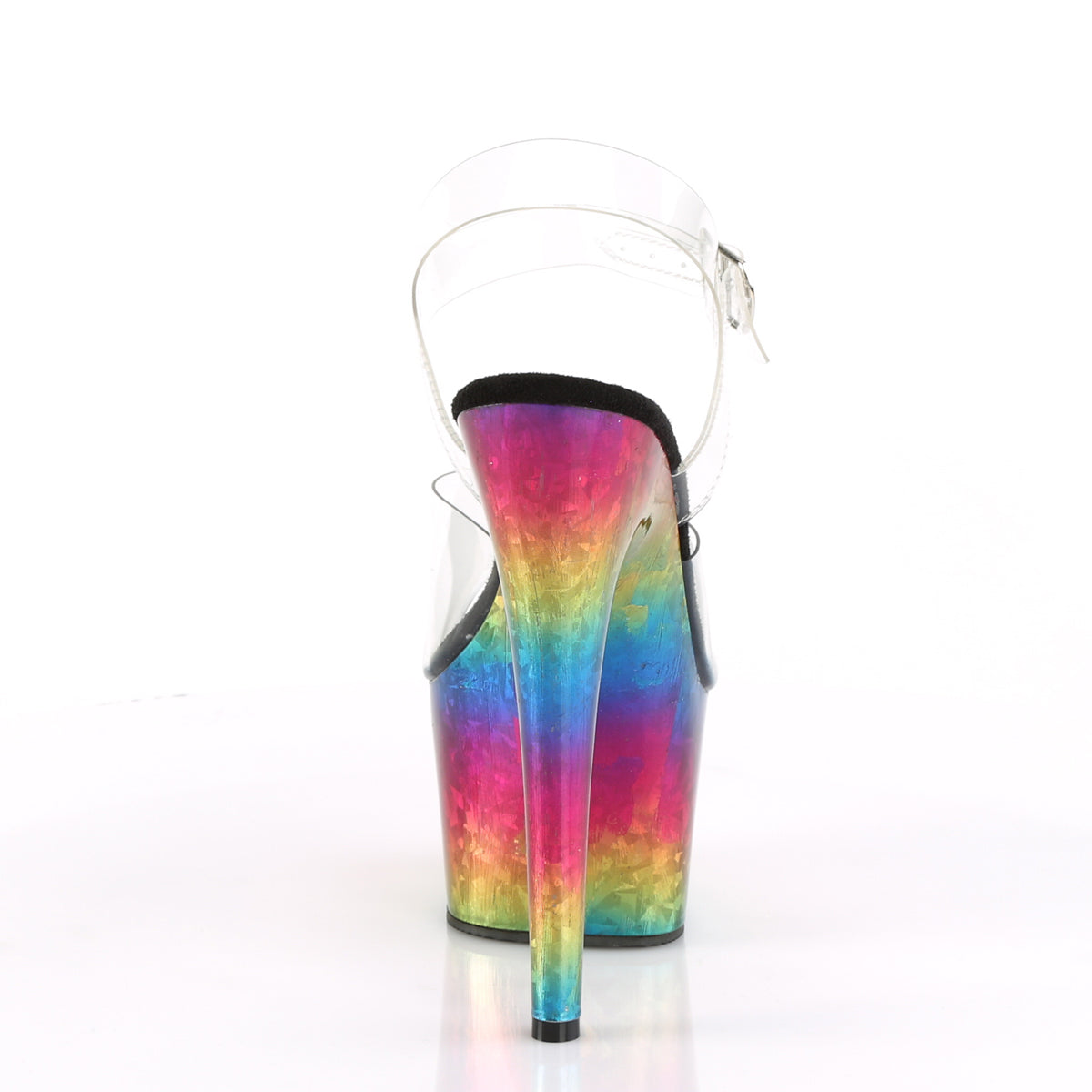 Pleaser ADORE-708MRB CLR / Metallico Rainbow