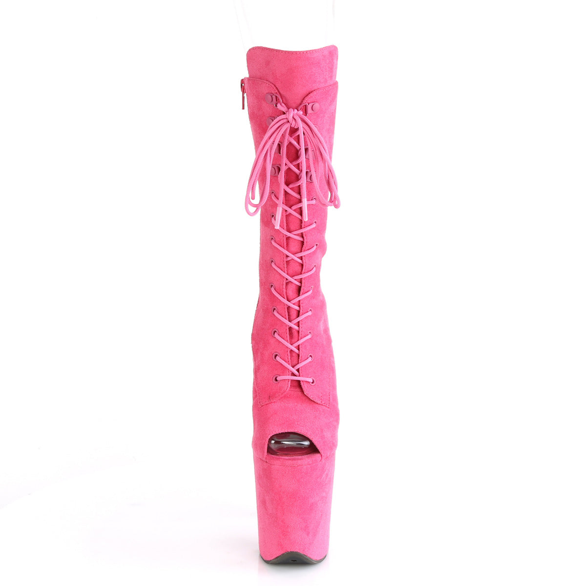 Pleaser Da donna FLAMINGO-1051FS H. Pink Faux Suede / h. Pink Fex Suede