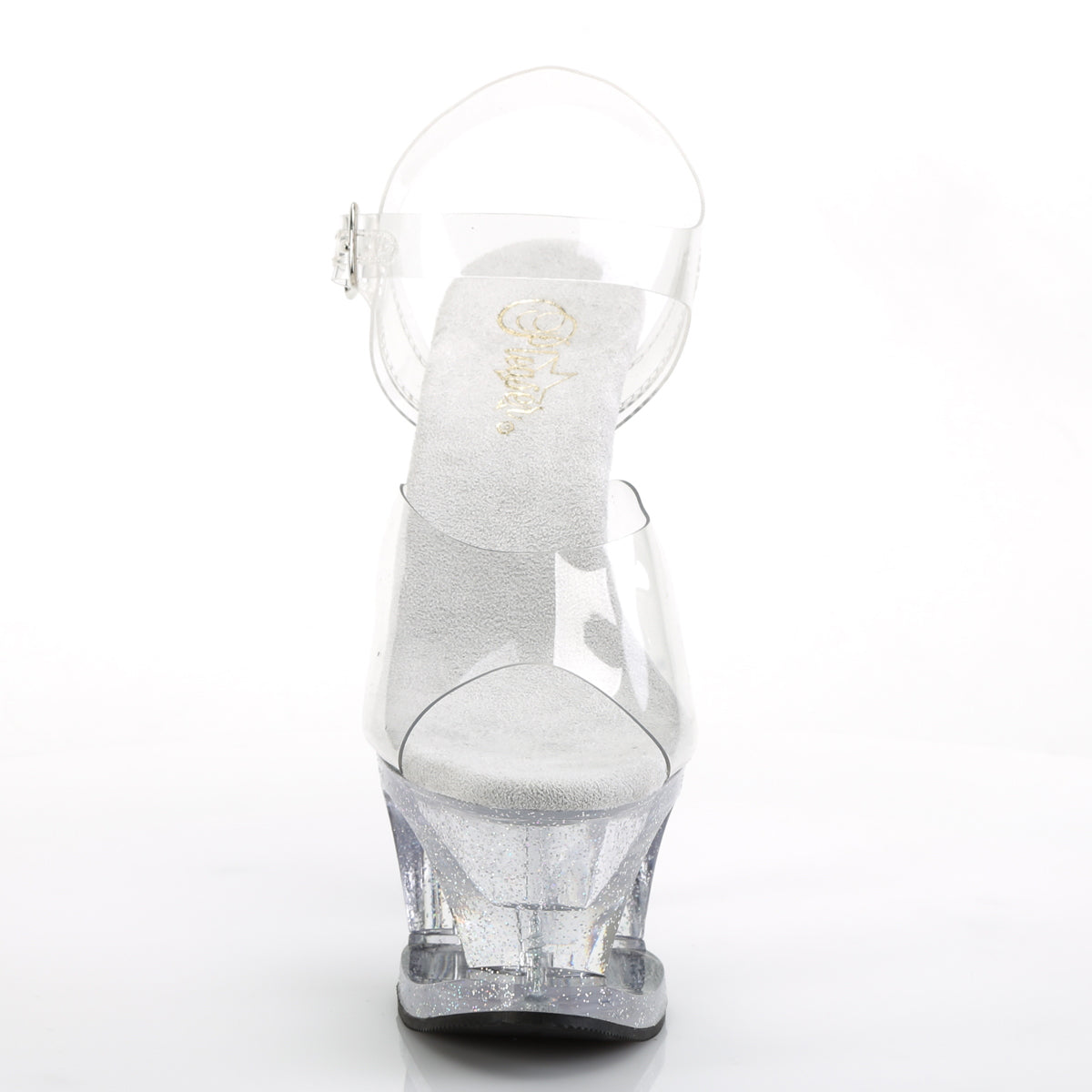 Pleaser Da donna MOON-708mg CLR/CLR
