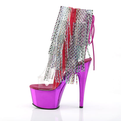 Pleaser Stivaletti da donna ADORE-1017RSF CLR-MULTI / FUCCHSIA Chrome
