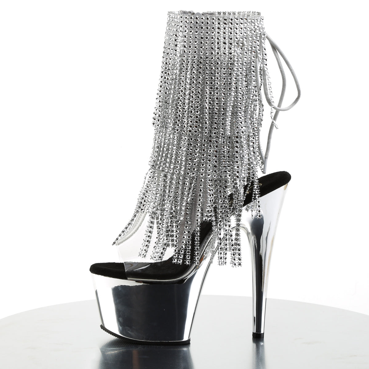 Pleaser Stivaletti da donna ADORE-1017RSF CLR-SLV / SLV Chrome