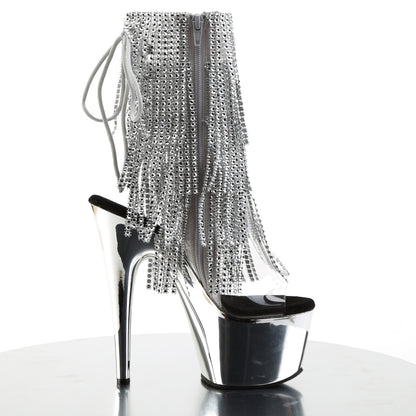 Pleaser Stivaletti da donna ADORE-1017RSF CLR-SLV / SLV Chrome