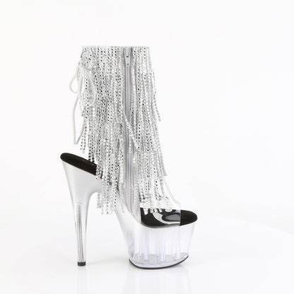 Pleaser Stivaletti da donna ADORE-1017RSFT CLR-SLV / SLV