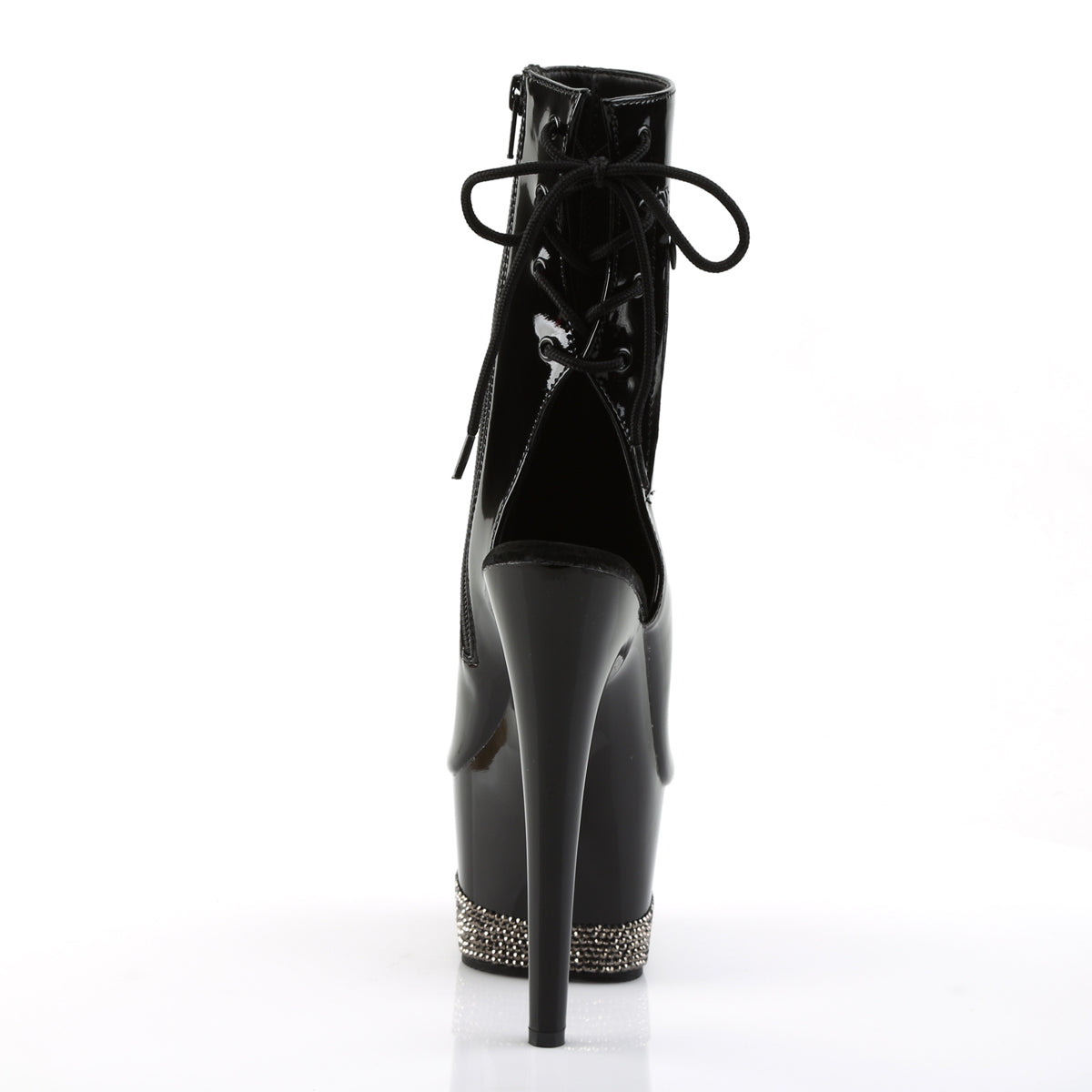 Pleaser Stivaletti da donna ADORE-1018-3 BLK / BLK-PEWTER RS