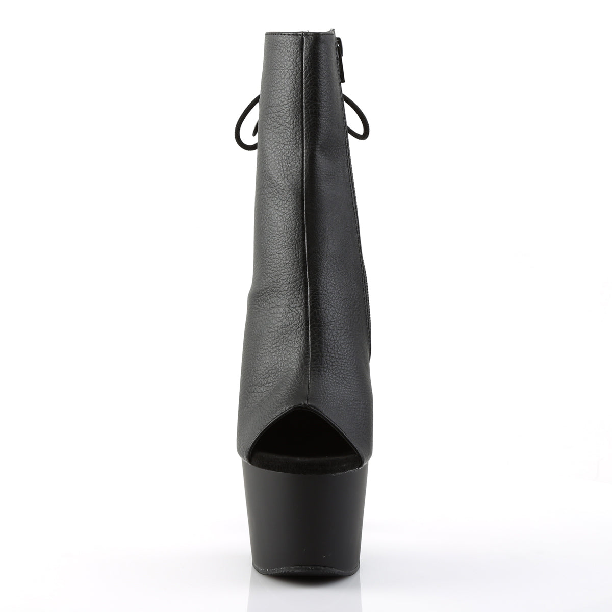 Pleaser Womens Ankle Boots ADORE-1018 Blk Faux Leather/Blk Matte