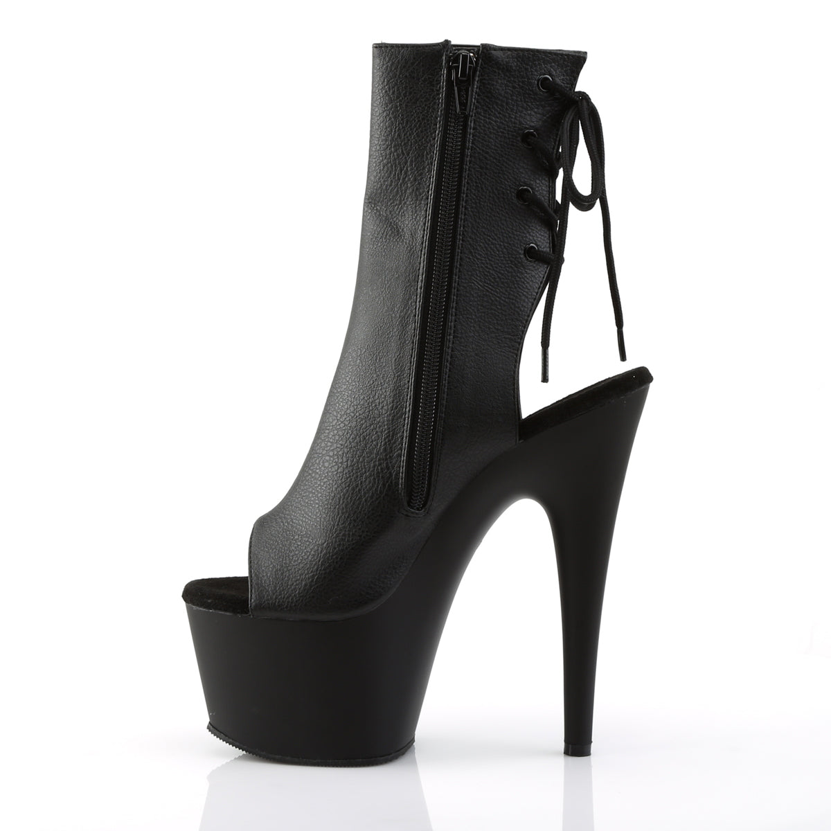 Pleaser Stivaletti da donna ADORE-1018 BLK in ecopelle / BLK opaco