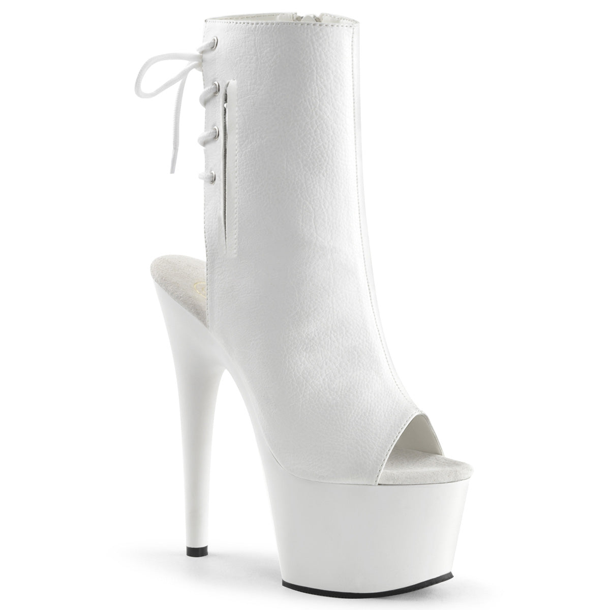 Pleaser Stivaletti da donna ADORE-1018 Wht in ecopelle / wht