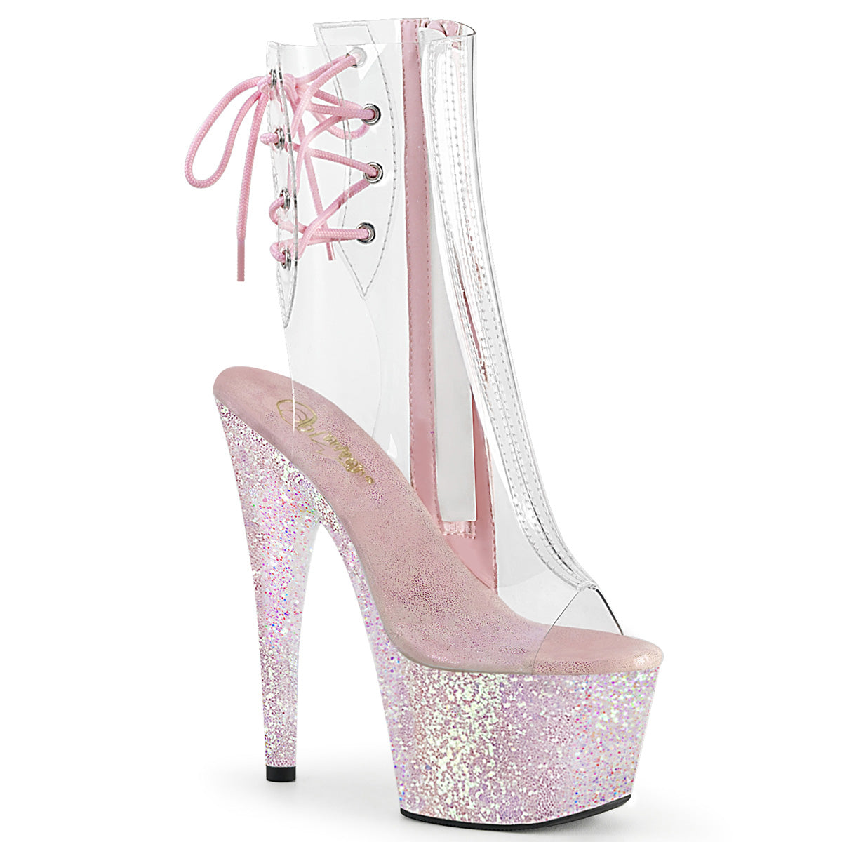 Pleaser Stivaletti da donna ADORE-1018C CLR / Opal Multitter