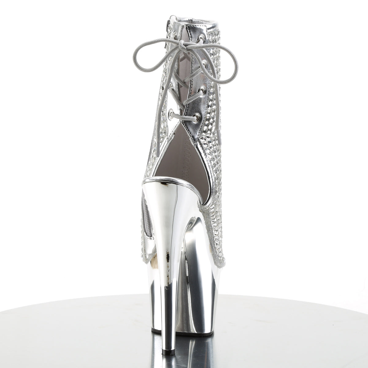 Pleaser Stivaletti da donna ADORE-1018DCS SLV Multi RS / SLV Chrome