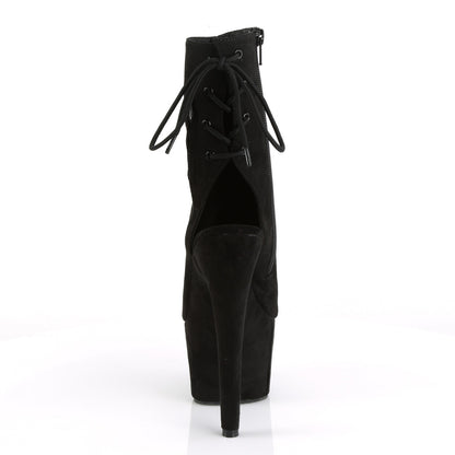 Pleaser Stivaletti da donna ADORE-1018FS BLK FAUX SOMEDE / BLK Suede