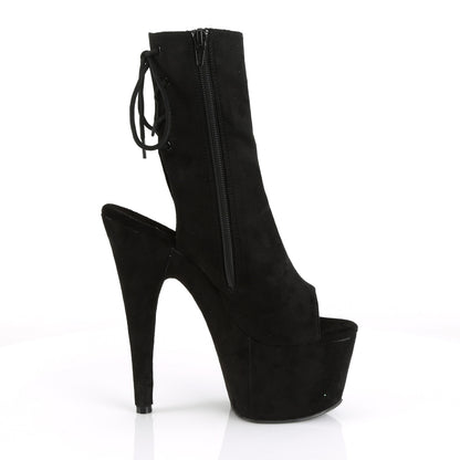 Pleaser Stivaletti da donna ADORE-1018FS BLK FAUX SOMEDE / BLK Suede
