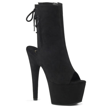 Pleaser Stivaletti da donna ADORE-1018FS BLK FAUX SOMEDE / BLK Suede