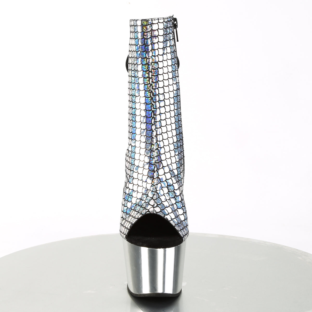 Pleaser Stivaletti da donna ADORE-1018MSC SLV Hologram / SLV Chrome