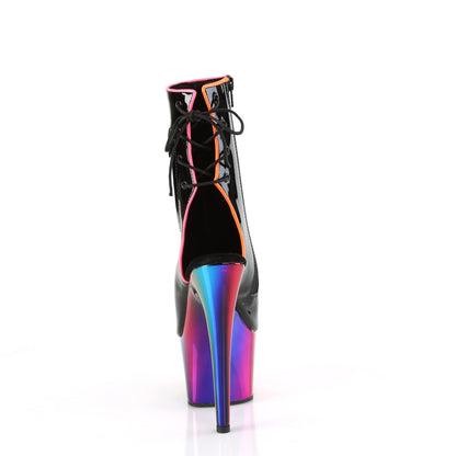 Pleaser   ADORE-1018rc-02 blk pat/Rainbow Cromo