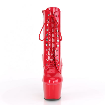 Pleaser Womens Ankle Boots ADORE-1020 Red Pat/Red