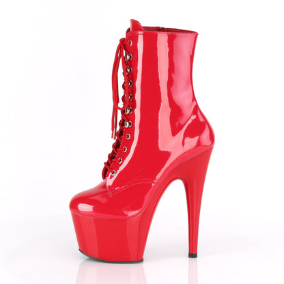 Pleaser Womens Ankle Boots ADORE-1020 Red Pat/Red
