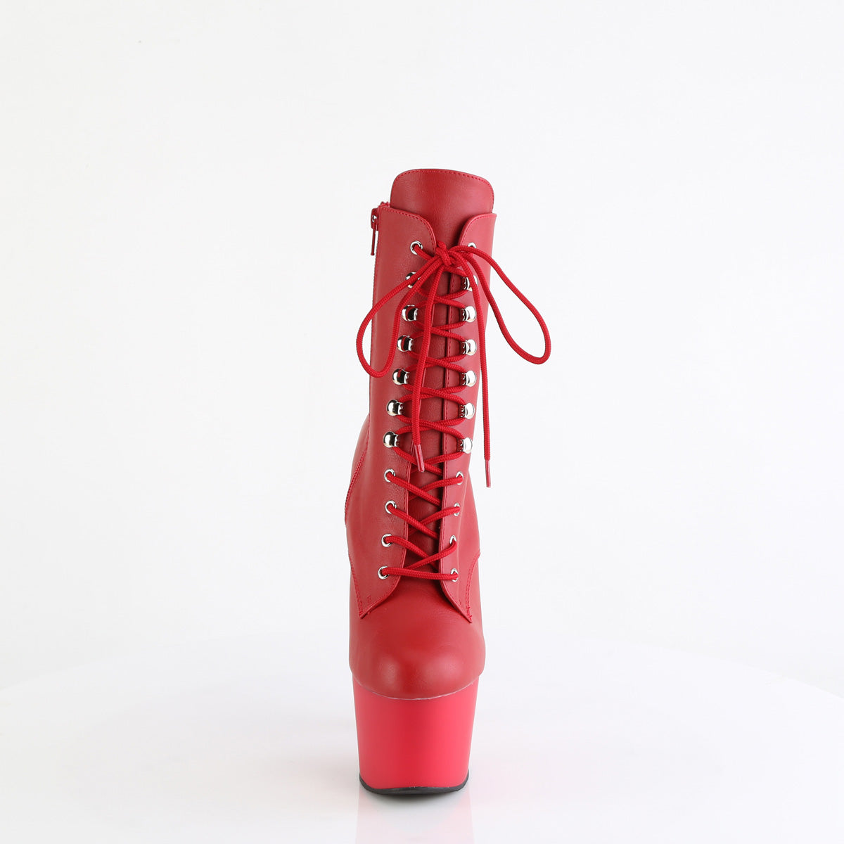 Pleaser   ADORE-1020 in pelle finta rossa/rossa opaca