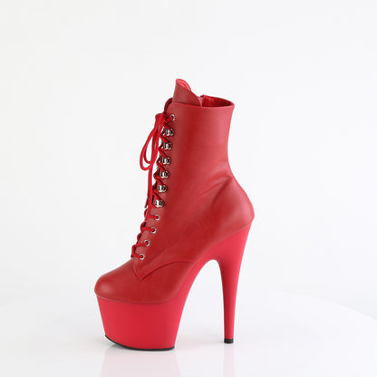 Pleaser   ADORE-1020 in pelle finta rossa/rossa opaca