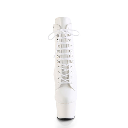 Pleaser   ADORE-1020 Wht Faux Leather/Wht Matte