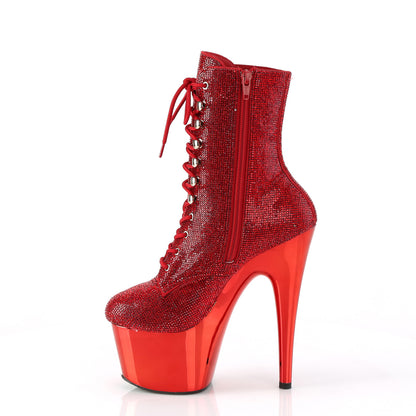 Pleaser  Stivaletti ADORE-1020Chrs Rs / Red Chrome