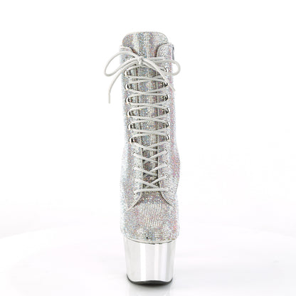 Pleaser  Ankle Boots ADORE-1020CHRS Slv Multi RS/Slv Chrome