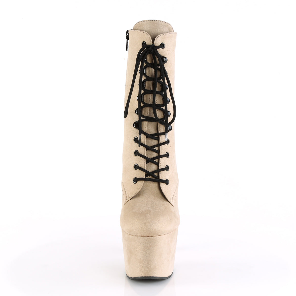 Pleaser Stivaletti da donna ADORE-1020FS Beige Faux Suede / Beige Faux Suede Suede