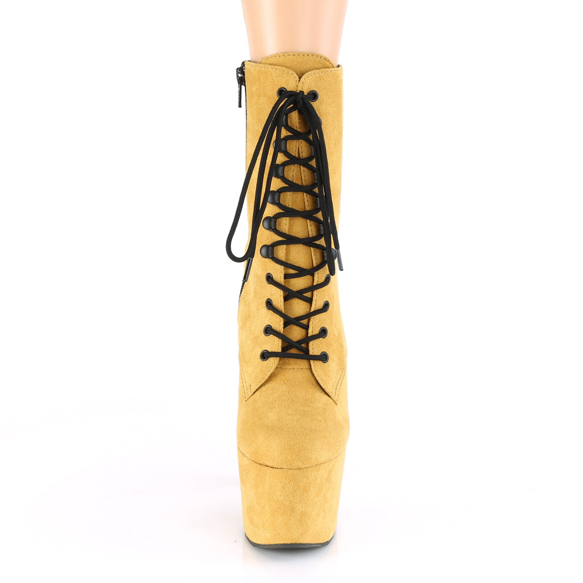 Pleaser Stivaletti da donna ADORE-1020FS Sospensione sintetica sintetica in finto pelle scamosciata / senape