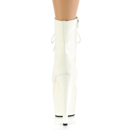 Pleaser Stivaletti da donna ADORE-1020GD Blow Glow F.Leather / Bianco Glow F.Leather