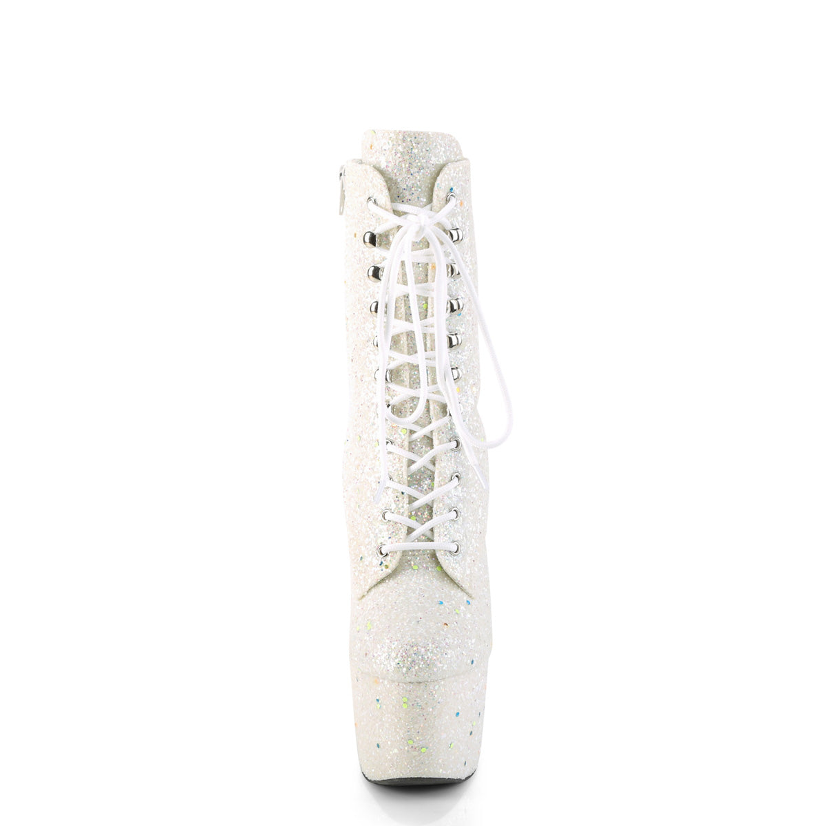 Pleaser Stivaletti da donna ADORE-1020GDLG Bianco Multi glitter / Bianco multi glitter