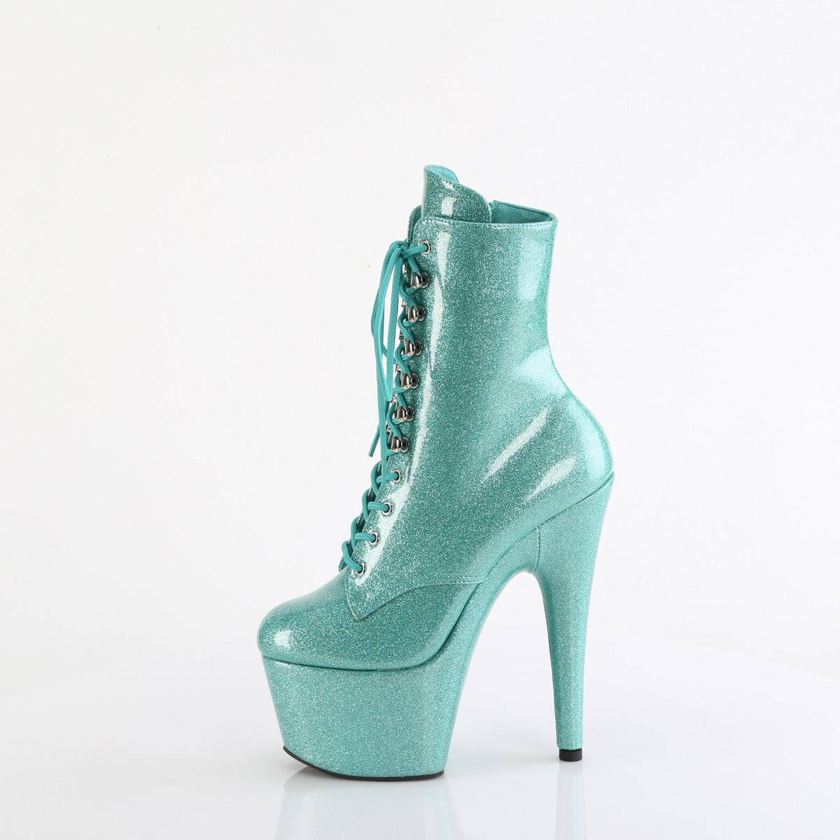 Pleaser   ADORE-1020gp Aqua glitter pat/m