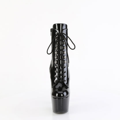Pleaser   ADORE-1020gp blk glitter pat/m