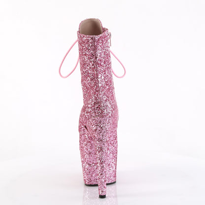 Pleaser  Ankle Boots ADORE-1020GWR B. Pink Glitter/B. Pink Glitter