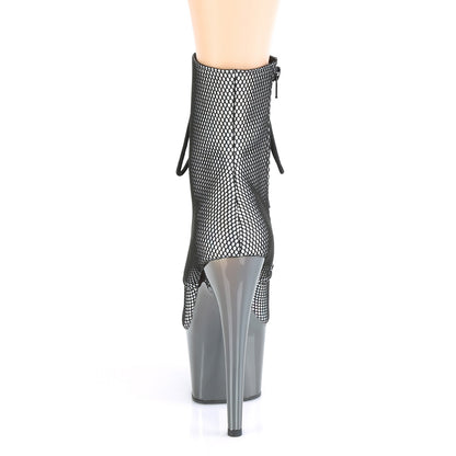 Pleaser Stivaletti da donna ADORE-1020HFN SLV Holo / Peltro Chrome