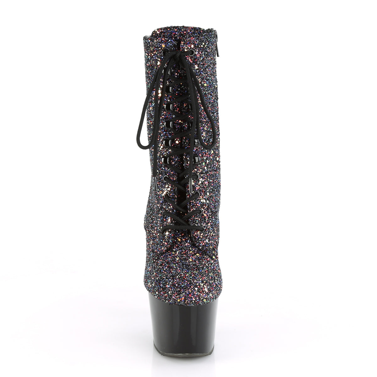 Pleaser Stivaletti da donna ADORE-1020Lg Purple Multi glitter / BLK