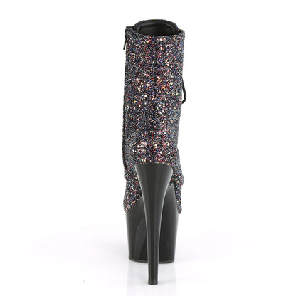 Pleaser Stivaletti da donna ADORE-1020Lg Purple Multi glitter / BLK